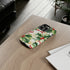 Christmas Holly on a Golden Background - Impact Resistant Phone Case